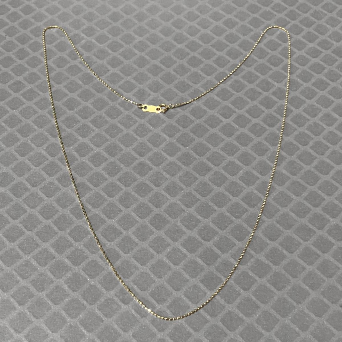 Preowned Yellow Gold Beaded Chain